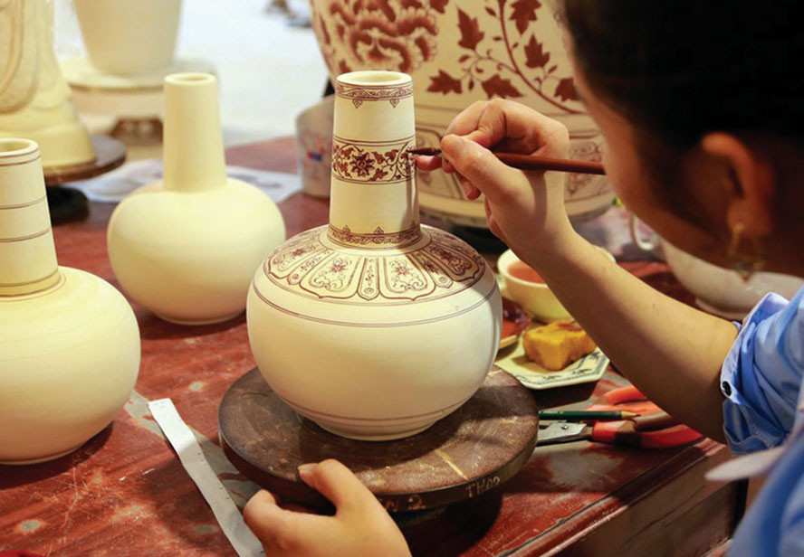 nghề làm đồ gốm sứ truyền thống ở các quốc gia á đông