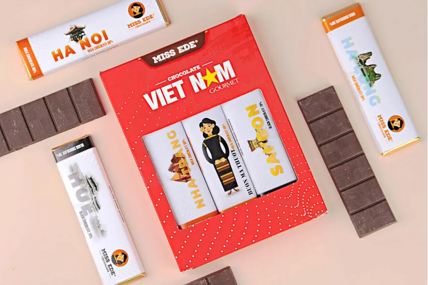 socola việt nam làm quà tặng