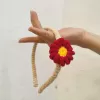 lovely crochet headband, adorable design, feminine and graceful style, lovely hair accessory, meticulous hand knitting technique