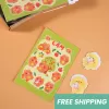 sticker cam, hình dán chú gấu đáng yêu, sticker trang trí sổ tay, sticker dán ốp điện thoại, quà tặng cho bạn bè và người thân