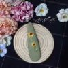 hand embroidered hair clip, “ngot-ngào-ngạt” sweet collection, romantic style, minimalist design, intricately embroidered, cute accessory