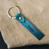 name engraving leather keychain, premium leather material, engravable, personalized touch, rustic style