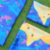 khăn lụa satin con mèo, nền xanh, khăn lụa in hình mèo, khăn lụa họa tiết, khăn lụa bandana, khăn choàng thời trang