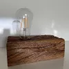 Vintage Decorative Driftwood Light With Pen Holder, La-1016 - P Decor