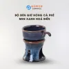 Ceramic Coffee Burner Set, Ocean Blue Fire Glaze, Burst Into Artistic Flames, Bat Trang Ceramic, Ceramic Oil Burner, Vietnamese Ceramic, Unique Gifts