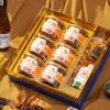 The "Prosperous Year" Tet Gift Set features an exquisitely designed paper gift box filled with wine, tea, and snacks, making it an ideal premium corporate gift and a meaningful Vietnamese gift.