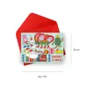 The "Merry X-Mas" Christmas Card brings a burst of holiday colors with its playful and festive design, making it the perfect Christmas postcard, decoration, and thoughtful Christmas gift