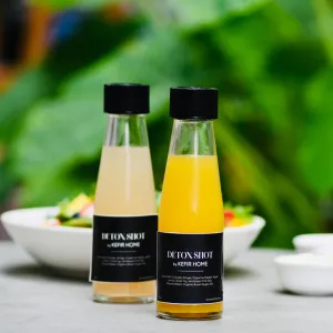 combo 12 chai kefir detox shot, liệu trình hai tuần, 6 chai kefir healing detox và 6 chai kefir detoxifying detox