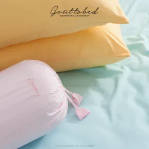 premium cotton hugging pillowcase, various color options, soft and smooth material, easy to clean, resistant to fading and lint