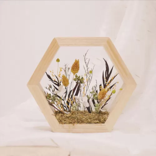 khung tranh gỗ hoa khô đà lạt lục giác & chữ nhật, flora collab, chuskhung tranh gỗ hoa khô đà lạt lục giác & chữ nhật, flora collab, chus