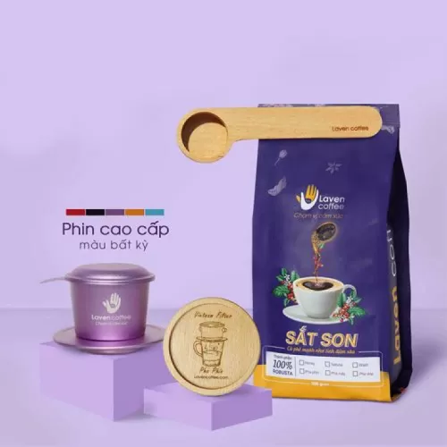 Set Cà Phê Sắt Son, Laven Coffee, chus