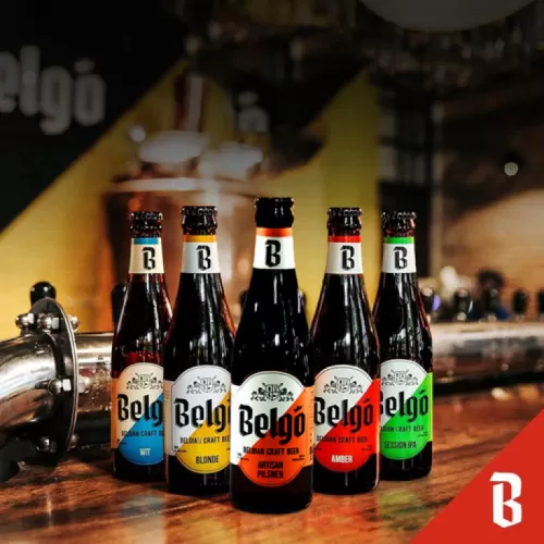belgo selected beer flavors combo, handcrafted according to traditional brewing formulas, top-tier fresh beer from belgium