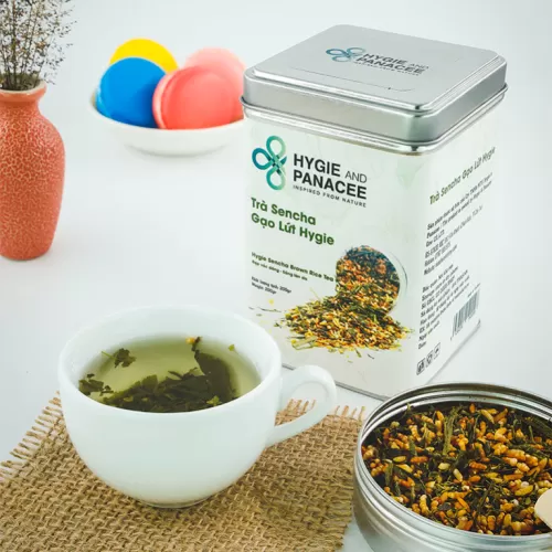 trà sencha gạo lứt, hygie and panacee, chus