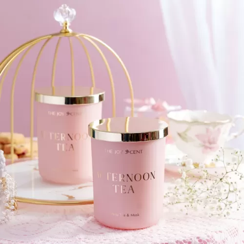 nến thơm afternoon tea, the joy box, chus
