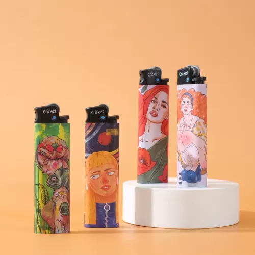 the girl collection, cricket lighter, artistic lighter, unique product, stylish personality, impressive accessory