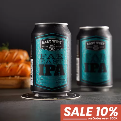 far east ipa Craft Beer Can, premium craft beer, handcrafted beer, distinctive flavor, rich aroma