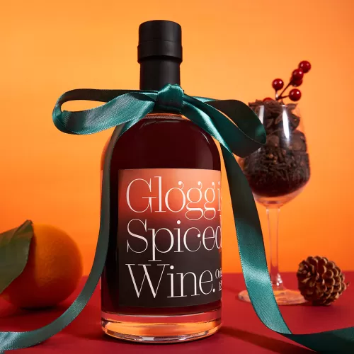glơgg is spiced wine, rượu thảo mộc vị nguyên bản, 750ml, công thức thụy điển, nồng độ cồn 12%, hương vị đậm đà