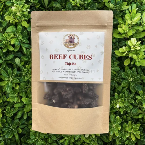 dried beef cubes, treat for dog & cat, dried beef cubes, dog treat, dried snack, beef snack for pets