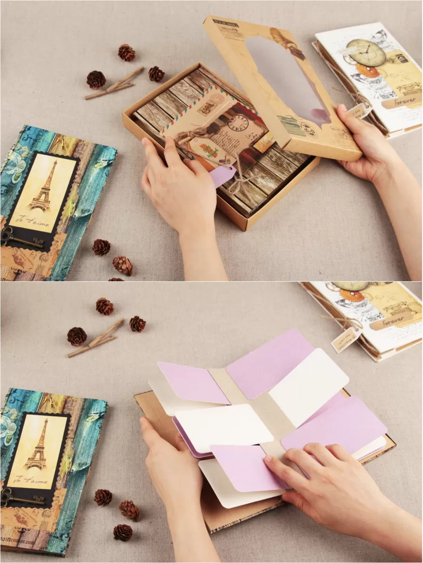 Fly Album Handmade, High-Quality Hard Paper Material, Classic Design, Preserve Memorable Photos, Handcrafted Product