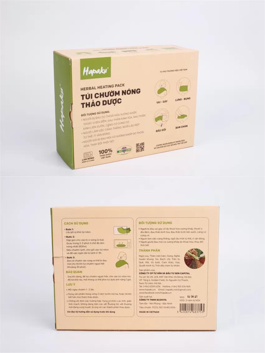 Microwave Heating Herbal Pack For Knees 
