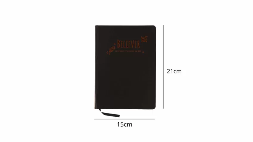 Believer Notebook, Minimalist and Elegant Design, High-quality Paper and Cover Material, Portable, Excellent Ink Absorption