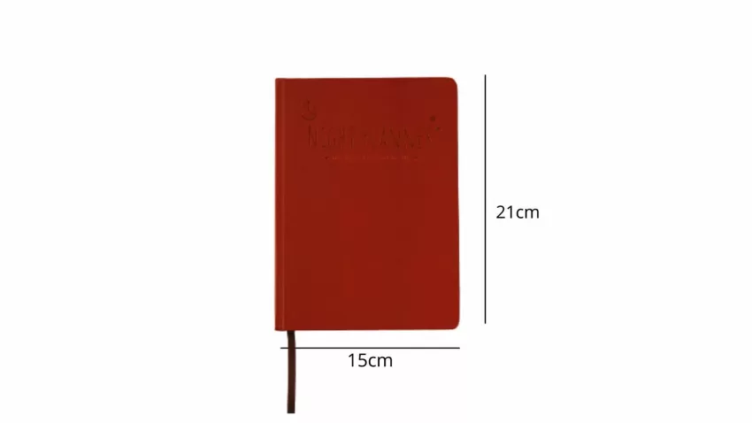 Night Planner Notebook, Rustic Brown Color, High-Quality Paper Material, Smooth and Non-Glossy, Suitable for Various Purposes