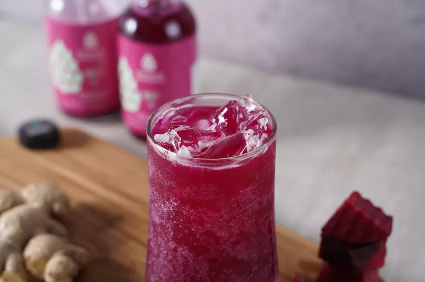 Kombucha Hồng Trà Gừng Dền - Giàu Lợi Khuẩn, Thức Uống Lên Men Tốt Cho Tiêu Hóa, Hương Vị Hài Hoà, Quà Tặng Sức Khỏe