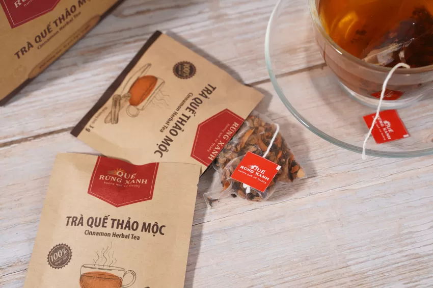 Cinnamon Herbal Tea, Vietnamese Cinnamon Tea, Cinnamon Tea For Relaxation, Tea Gift, Natural Herbal Tea, Tea Bag