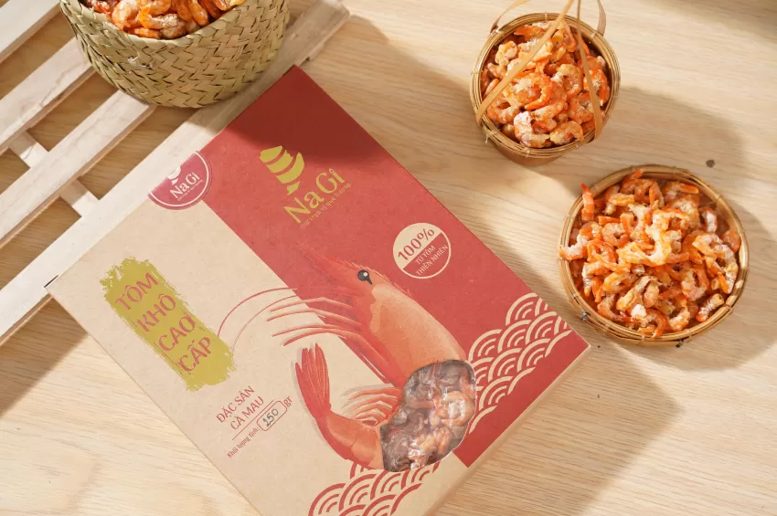 Dried Whiteleg Shrimp (Small Size), Ca Mau Dried Shrimp, Premium Dried Seafood, Ca Mau Specialty, Firm Sweet Dried Shrimp, Soup Ingredient