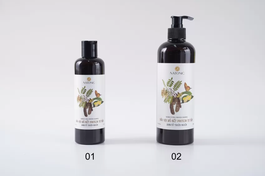 Beauty :: Hair Care :: Hydrolyzed Silk Protein & Locust Herbal Shampoo