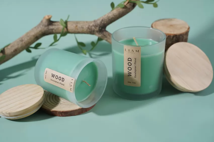 Wood, Feng Shui Scented Candle