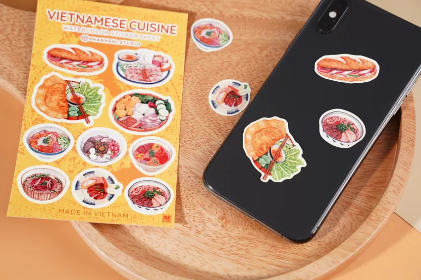 Vietnamese Cuisine Stickers