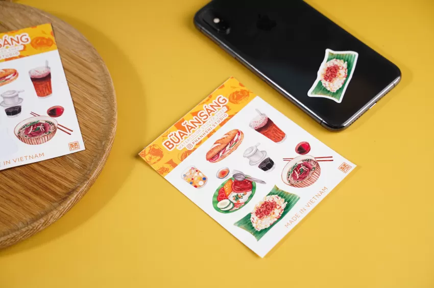 Vietnamese Breakfast Stickers