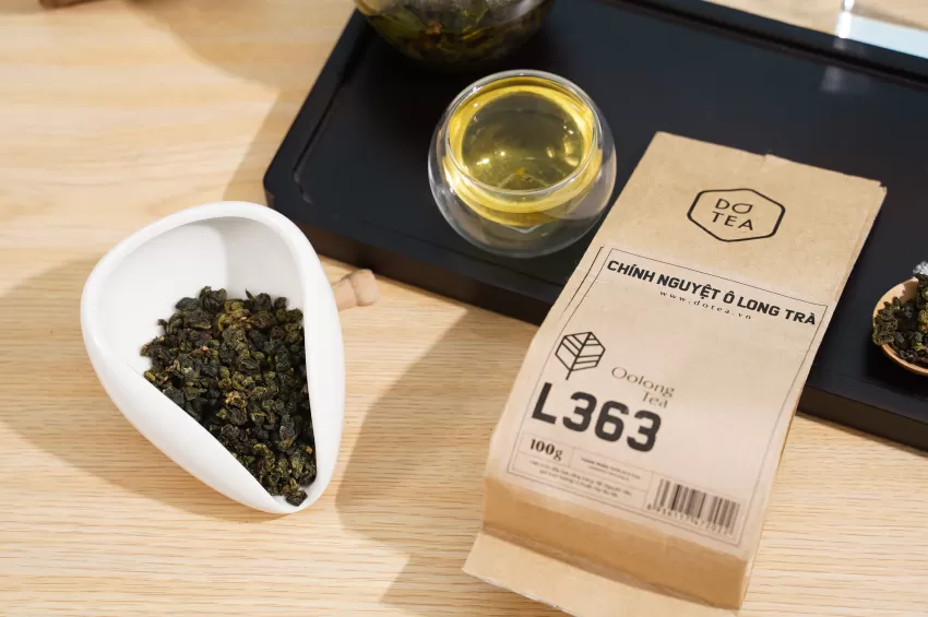 Trà Oolong Chính Nguyệt Dotea, Trà Oolong Bảo Lộc, Trà Việt Nam, Trà Ô Long Việt Nam, Trà Sạch, Quà Tặng Trà, Quà Tặng Cho Người Yêu Trà, 100Gr