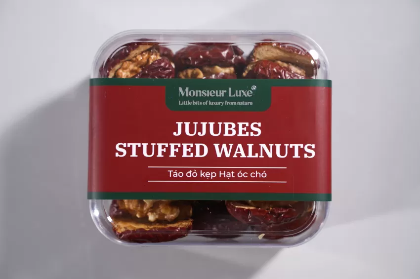 Walnut Stuffed Jujube, Healthy Snack, Stuffed Fruits, Crunchy Nuts, Walnuts, Jujube, No Sugar, Natural Ingredients, Eat Clean, Safe For Health, Nutrious Foods