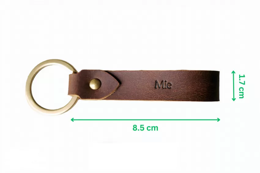 Personalized Leather Keychain, Engrave A Lasting Memory, Gift Keychain, Perfect Present For Any Occasion, Personalized Gifts