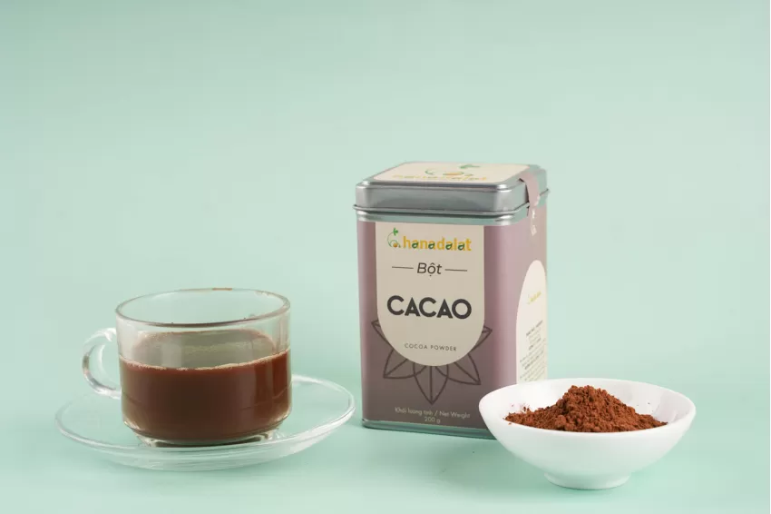 Bột Cacao Tự Nhiên, Thành Phần Tự Nhiên 100%, Giá Trị Dinh Dưỡng Cao, Sản Xuất Từ Trái Ca Cao Tự Nhiên, Hương Thơm Đắng Nhẹ