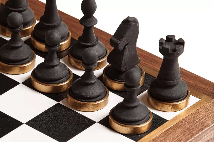 Chess Board Premium - Maztermind, Premium Chess Set, Wooden Chess Box, Handcrafted Chess Set, Classic Chess Set, Intellectual Game, Corporate Gift