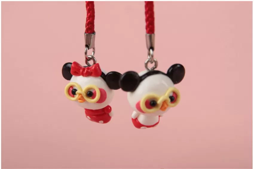 Móc Khóa Đôi Vịt Mickey Minnie, Móc Khóa Đôi Đáng Yêu, Chất Liệu Đất Sét Bền Đẹp, Dễ Vệ Sinh, Quà Tặng Cho Người Yêu Hoặc Bạn Thân