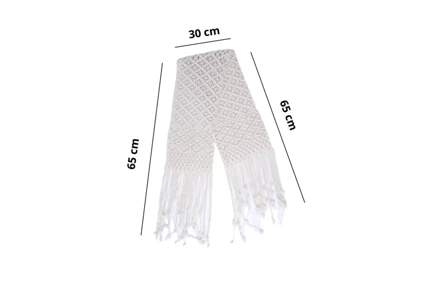 Khăn Trải Bàn Macrame, Trang Trí Bàn Ăn, Phong Cách Boho, Làm Từ Cotton, Thiết Kế Tỉ Mỉ, Kỹ Thuật Đan Tay Điêu Luyện, Sản Phẩm Handmade