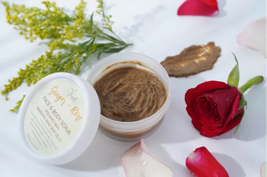 Ginger-Rose Face & Body Scrub