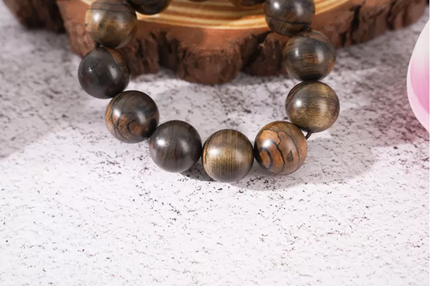 Agarwood Bracelets, Big Round Beads