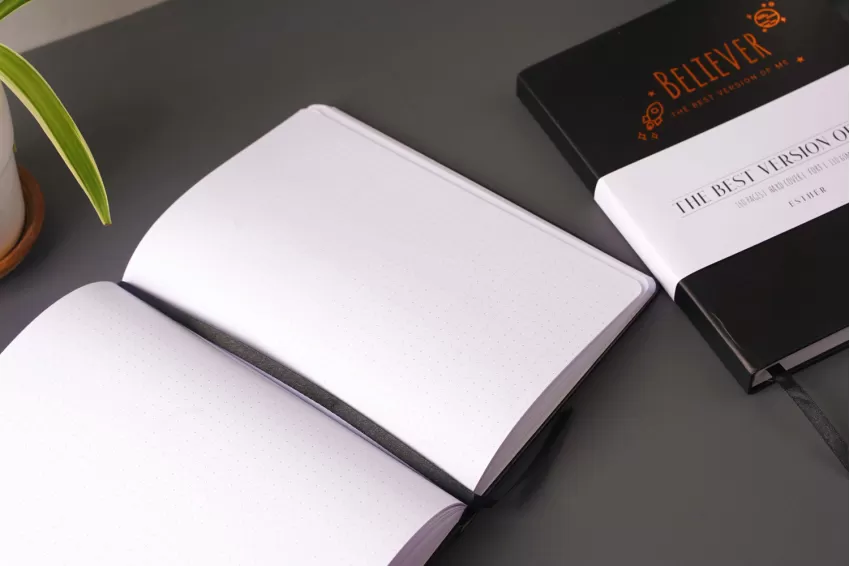 Believer Notebook, Minimalist and Elegant Design, High-quality Paper and Cover Material, Portable, Excellent Ink Absorption