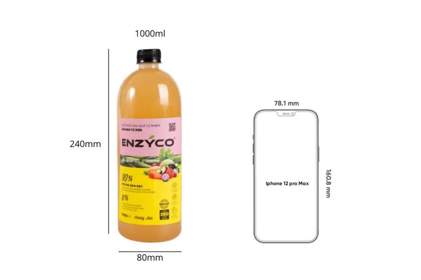 Bio Vegetables Washing Water, Maximum Bacterial Elimination for Food, Neutralizes Odors and Maintains Freshness, Natural Ingredients