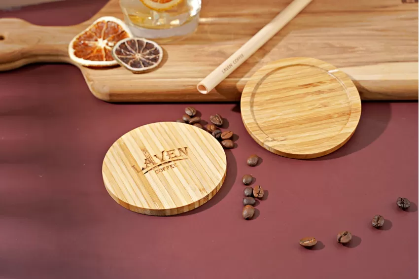 Wooden Coasters - Laven Coffee