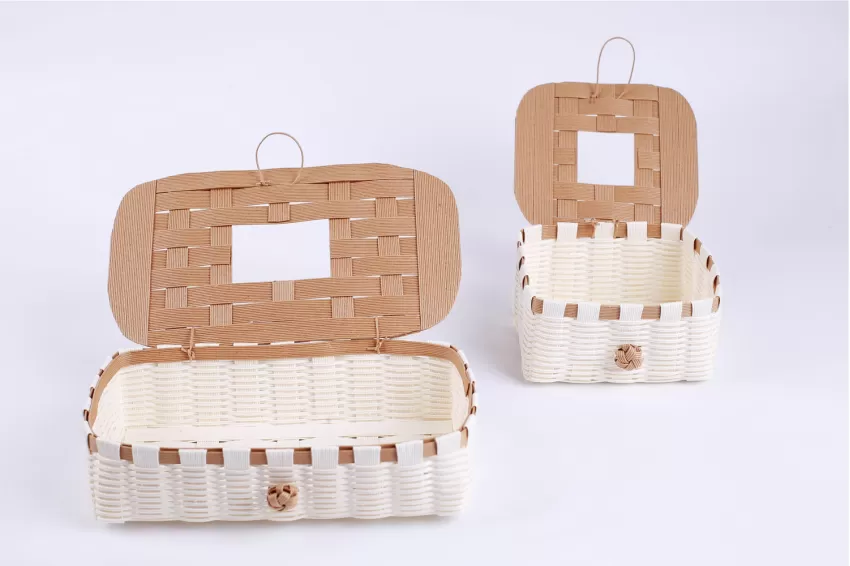 Handmade Woven Tissue Box