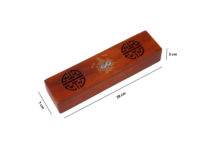 Wooden Chopstick Box, Maintains Hygiene for Eating Utensils, Exquisite and Beautiful Design, Elegant and Sophisticated, Handcrafted Product