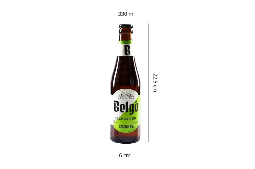 Bia Craft Belgo Session Ipa (40 Ibu), Hương Vị Kết Hợp Từ 5 Loại Hoa Bia, Phù Hợp Khi Dùng Kèm Các Món Phomai Hay Salad