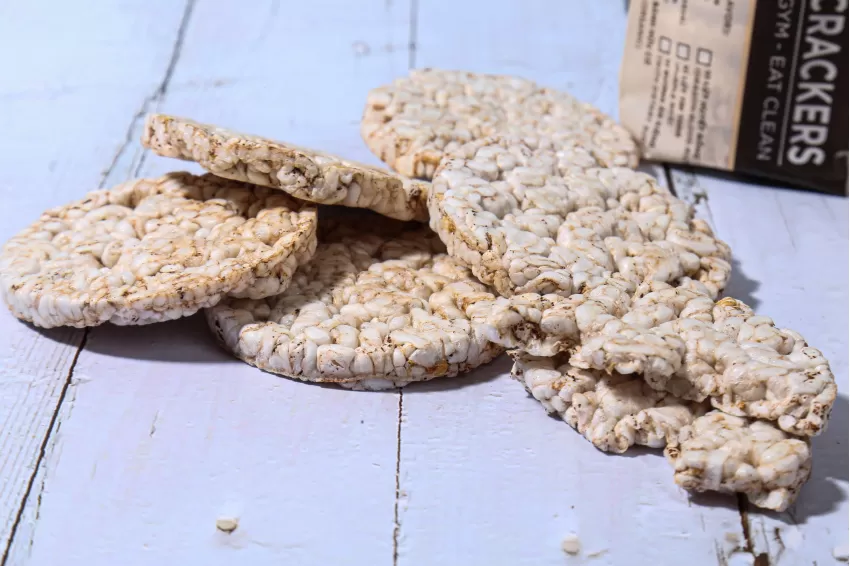 Oatmeal Red Rice Crackers