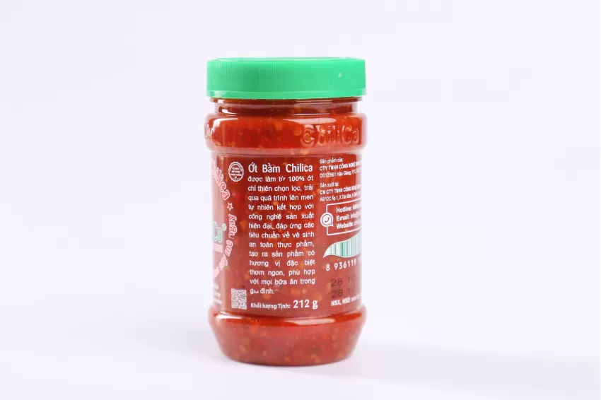 Minced Chili, Naturally Fermented Chili, Super Spicy Minced Chili, Cooking Spice, Chilica Minced Chili Jar